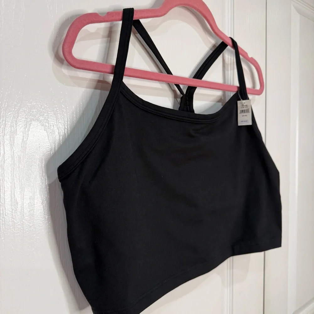 Aerie Black Lightweight Sports Bra - Picture 2 of 7